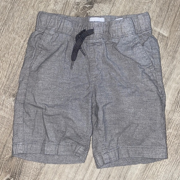 Old Navy Gray Cotton/Spandex Shorts Elastic Waist - Picture 1 of 4